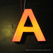 Face-Lit Plexiglas-Kanal-Buchstabe-LED-Anschlagtafel